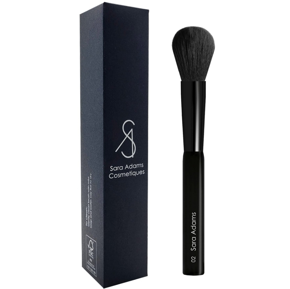 Sara adams cosmetiques Oval Shape Blush & Powder Brush #02